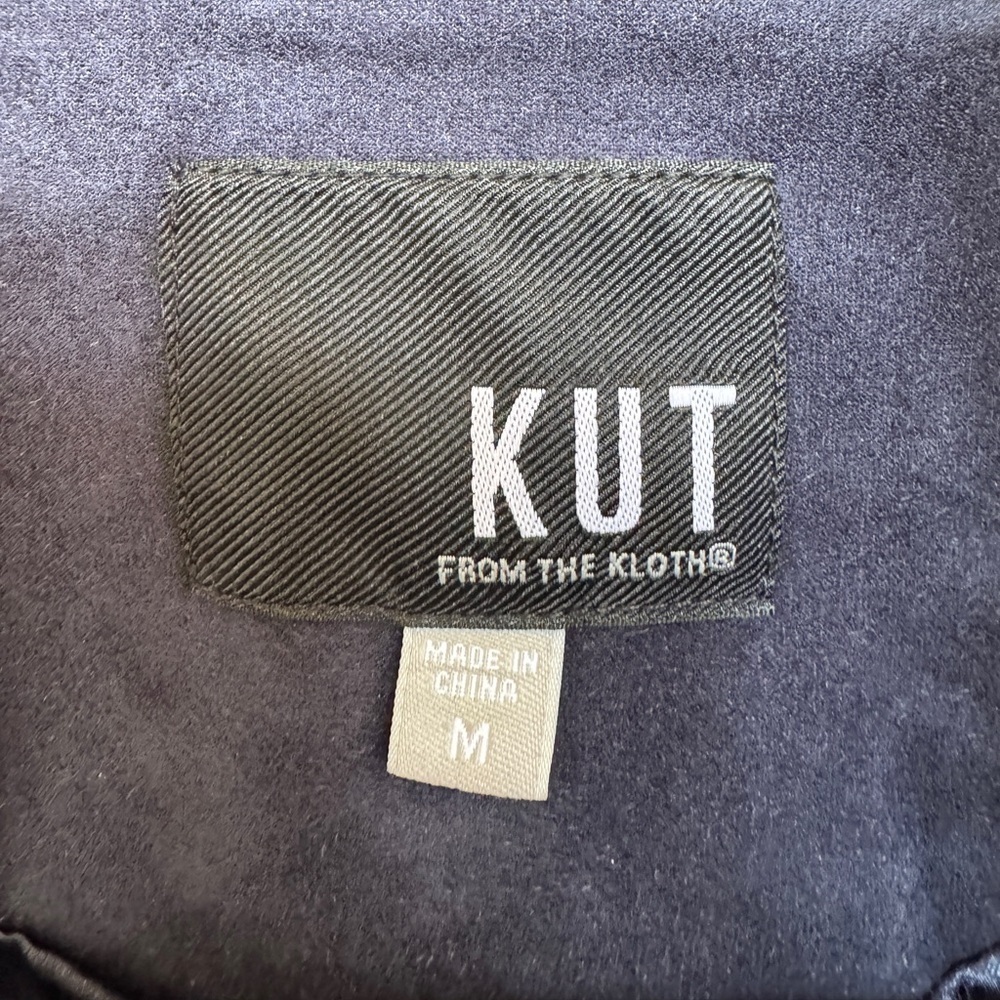 Kut From The Kloth Quilted Panel Faux Suede Moto Jacket
Size Medium - Picture 6 of 8